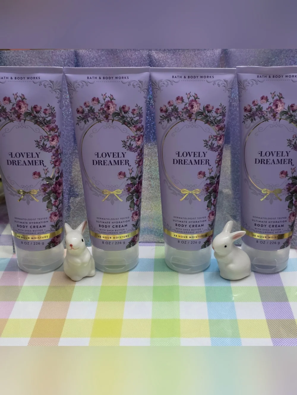 Bath & Body Works Lovely Dreamer Ultimate Hydration Body Cream Set of 4 New RARE